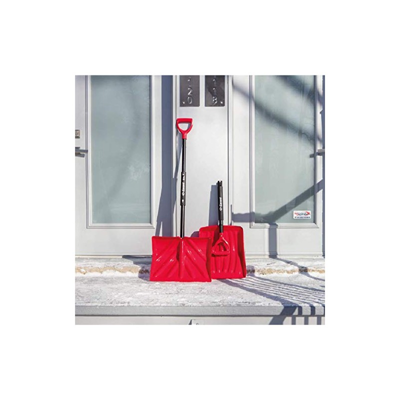 Foldable snow shovel,13.9 in. poly blade