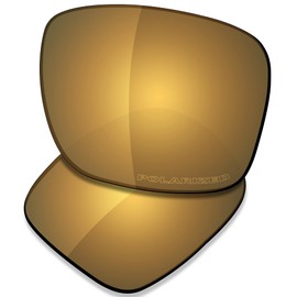 SAUCER Premium Replacement Lenses for Oakley Holbrook OO9102 Sunglasses High Defense - Bronze Gold Polarized