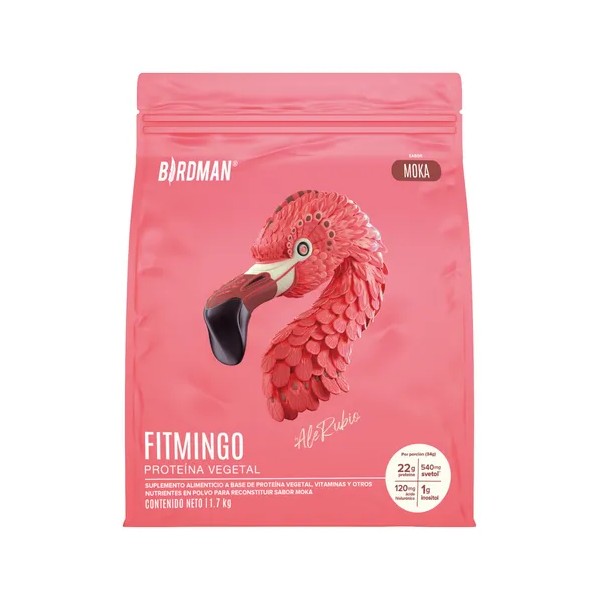 Birdman Proteína Vegetal Fitmingo 1700g By Ale Rubio Sabor Moka