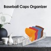 2Pcs Hat organizer for Baseball Caps, 14 Ball Cap Storage