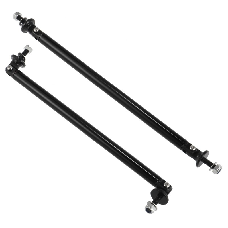 MACHSWON 2pcs Front Rear Bumper Lip Splitter Strut Rod Adjustable