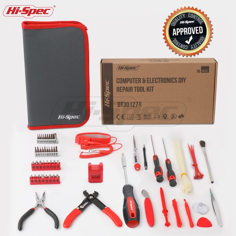 Hi-Spec 56pc Electronics Repair & Opening Tool Kit Set for