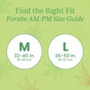 Forsite Nature's Escape Briefs Printed Adult Diapers, Mary Jane, Large,