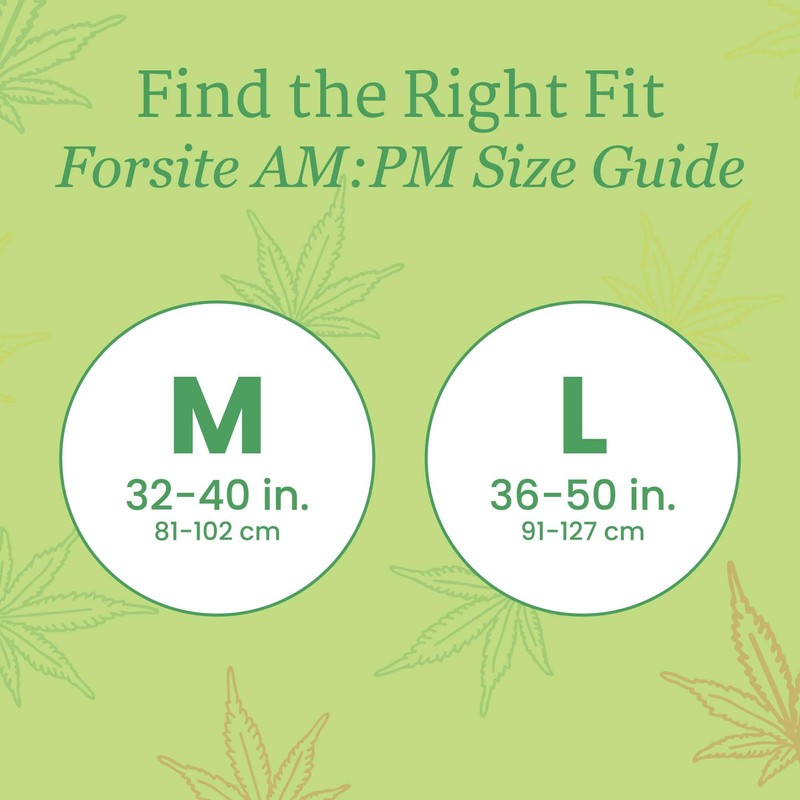 Forsite Nature's Escape Briefs Printed Adult Diapers, Mary Jane, Large,
