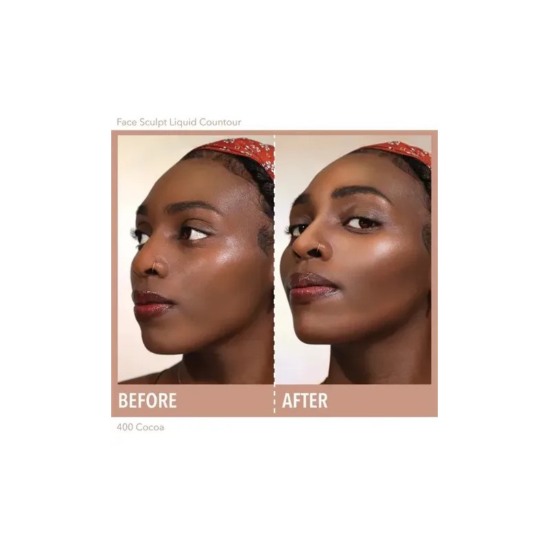Contorno Líquido Moira Cosmetics Face Sculpt Mate Tono Cocoa Vegano