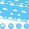 Cloud Party Table Decoration, Children's Blue Cloud Theme Tablecloth,Suitable for