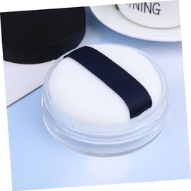 NOLITOY 2pcs Loose Powder Box with Compartment Loose Powder Containers Makeup Powder Loose Powder Holder Face Powder Puff Case Cosmetic Powder Containers Travel Setting Powder Make up