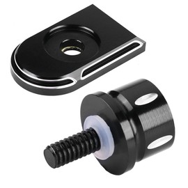 Keenso Motorcycle Seat Bolt Universal Motorcycle Back Seat Aluminium Seat Tabs Cover Seat Screw Set