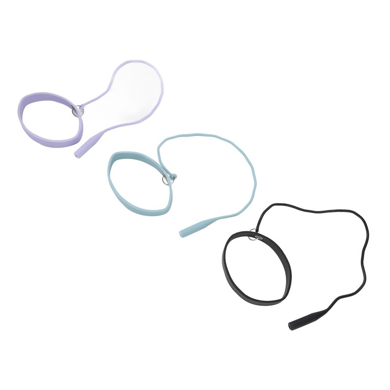 3PCS Eyelash Extension Tweezers Holders Bracelet Silicone Ring Tweezers Protector