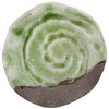 Ichikyu 589-05 Mino Ware Coffee Bowl Plate, Green