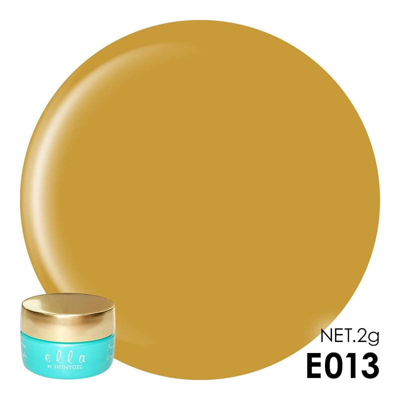ella BY SHINYGEL Color Gel E013 Mustard (Elabai Shiny Gel)