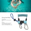 Diving Hook Rope Stainless Steel Flexible Anti Lost Diving Camera