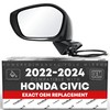 Driver Side Mirror Replacement - Compatible with 2022-2024 Honda Civic