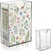 Acrylic Napkin Holder, Vertical Clear Guest Towel Holder, Waterproof Countertop