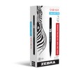 Zebra Sarasa Fineliner Pen, 0.8mm, Black, 12-Count
