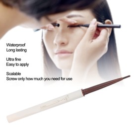 Waterproof Liquid Eyeliner, Matte Eyeliner, Portable Long Lasting Eyeliner, Brown Eyeliner, Makeup Tool for Beginner 1g(F04)