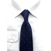 (ヒロコ コシノ オム)HIROKO KOSHINO HOMME ネクタイ ドット 003254-20000-3002 02 紺ベース、ホワイトドット