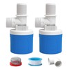 3/4" Top Inlet Water Float Valve, 2 Pack Automatic Water