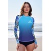 BesserBay Women Summer Swimming SPF Swim Rash Guard Long Sleeve