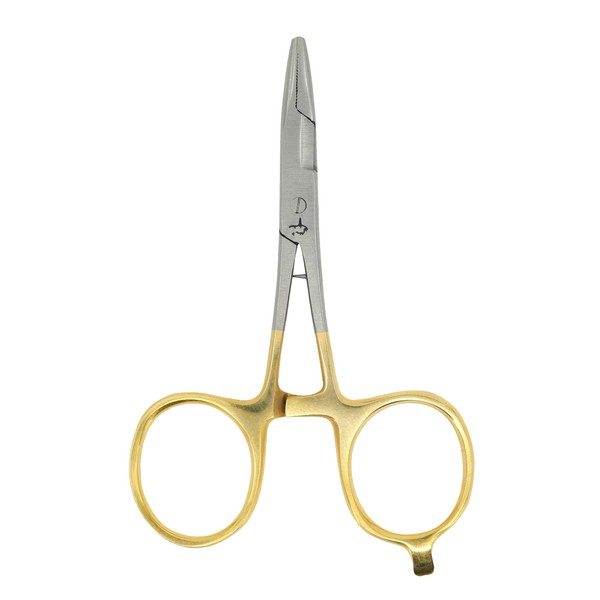 Kingfisher Scissor Clamp Forcept Hemostat for Fly Fishing Hook Removal