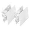 SHOWERORO 2pcs Central Air Conditioning Windshield Deflector with Convenient Hook