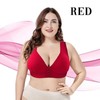 Plus Size Wire Free Minimizer Bra for Women Front Closure