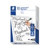 Staedtler Lumocolor flip chart marker bullet tip 356-9 box 10