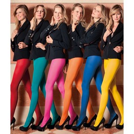 Trasparenze Sophie 70 Den Semi-Opaque Color Tights Color: Verde Oliva Size: 1 (Small)