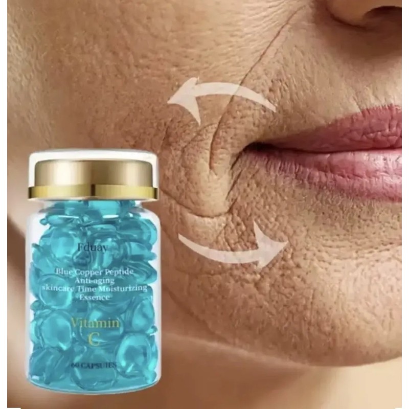 Cápsulas Serum Peptidos Vitamina C Antiedad 60 Capsulas