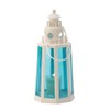 Blue and White Lighthouse Candle Lantern