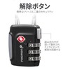 Fosmon (Set of 2) TSA Lock, Wire Type, Padlock, Key,