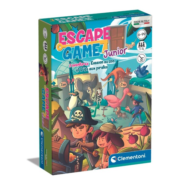 Clementoni - Escape Game Pocket - Jeu d’évasion de Voyage