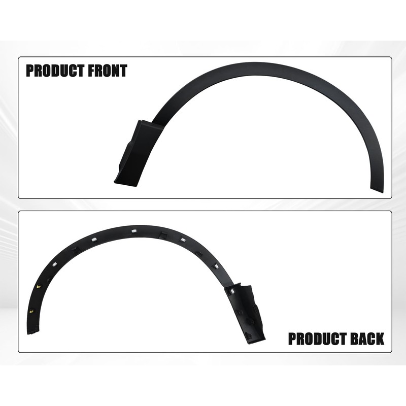 YLT AUTO Front Right Side Fender Flare Trim Molding Fit