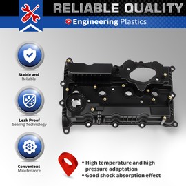 Assembroverse Engine Valve Cover with Gasket 2.0L 2.4L Compatible with Optima 2016-2020 Santa 2015-2020 Sonata 2015-2019 Tucson 2015-2018 224002GGB0 224102GGB0
