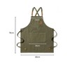 crazy bean BBQ Apron for Men Women Adjustable Work Apron