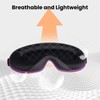 SUSNUAN Sleep Eye Mask, 3D Contoured Sleep Mask Light Blocking