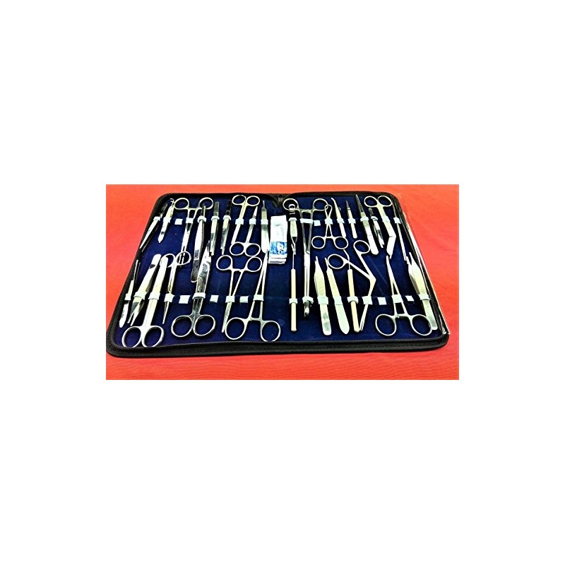 Premium CYNAMED USA 157 Pieces Instruments KIT Veterinary Scissors Forceps