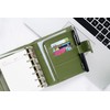 Moterm Pocket Luxe Rings Planner - Genuine Leather Binder Organizer