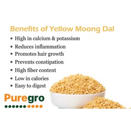 Puregro Yellow Moong Dal 500g