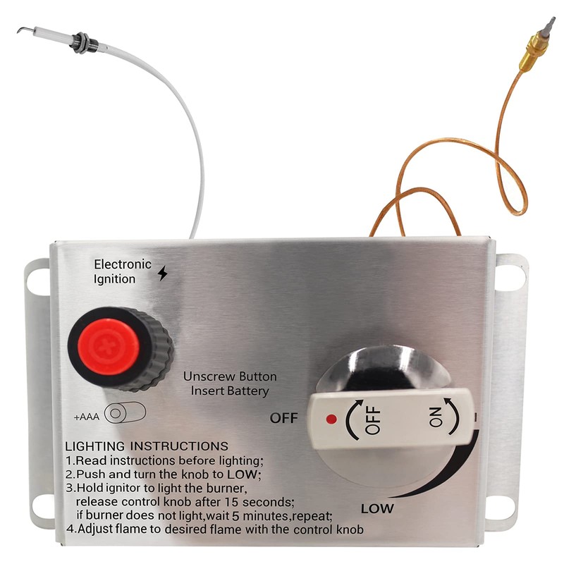 MOFLAME 5.98 x3.58 Inch Propane Gas Fire Pit Control Panel
