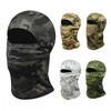 Tactical Camouflage Full Face Balaclava Mask for Autumn Winter Riding and Warmth - One Size Fits All Size/Sand Python Pattern 10ea