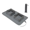 Silicone Double Bowl Dog Mat Foldable Anti Slip Pet Food