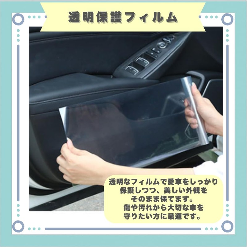 ideastore Protective Film, Car Anti-Scratch Tape, Transparent TPU Material, 6.6