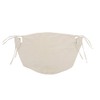 JVL Log Basket Cotton Lining, Medium, Cream