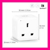 WiZ Smart Plug Type-G UK with Powermeter. App Control for