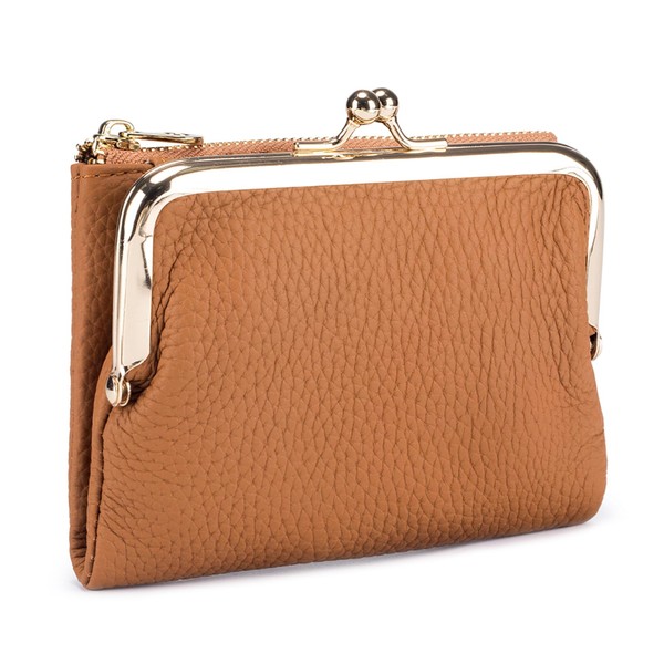 imeetu Wallet, Genuine Leather, Women's, Bi-fold Wallet, Travel Wallet, Large