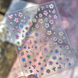 Nail Store Fresh Flowers Spring Flower Flower Nail Sticker-500, 1 piece, 1.to5026A108 / 네일스토어 생화 봄꽃 플라워 네일스티커-500, 1개, 1.to5026A108