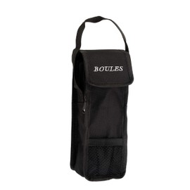 Engelhart - Bag for 3 boules game. This boulet bag with carry handle Top opening - Opens and closes with zip and Velcro fastener - Size; 23 x 8.5 x 3.5 cm (Black)