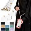 Smartphone Shoulder Smartphone Mobile Shoulder Strap Neck Strap (White/Silver)