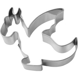 RBV Birkmann Cookie Cutter 7 CM Stainless Steel Dragon 191730R4, Dishwasher-Safe